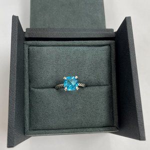 David Yurman - Chatelaine Ring in Sterling Silver (Blue Topaz)